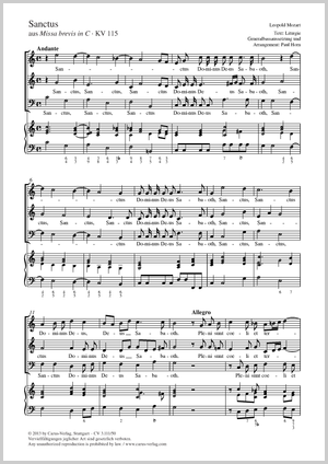 Thumbnail: Leopold Mozart: Sanctus