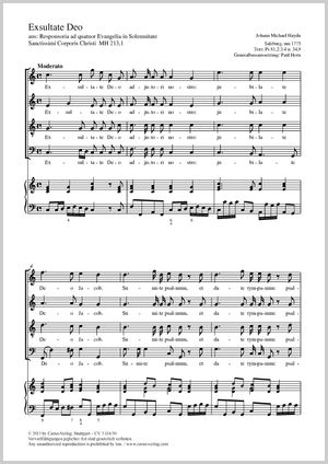 Thumbnail: Johann Michael Haydn: Exsultate Deo