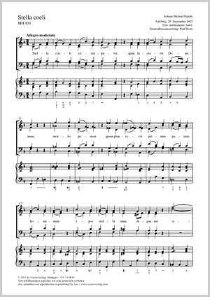 Thumbnail: Johann Michael Haydn: Stella coeli