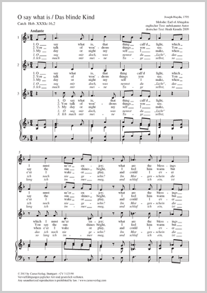 Joseph Haydn: O say what is - Noten | Carus-Verlag