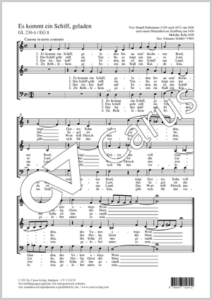 Johannes Schild (arr.): Es kommt ein Schiff geladen - Noten | Carus-Verlag
