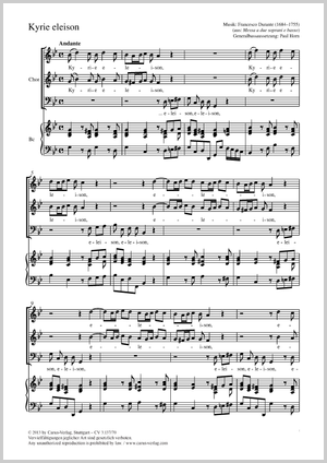 Francesco Durante Kyrie Eleison Sheet Music Buy Choral Sheet Music