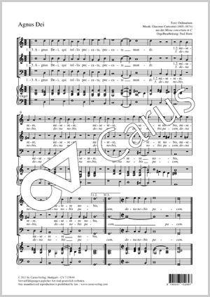Thumbnail: Giacomo Carissimi / Paul Horn (arr.): Agnus Dei