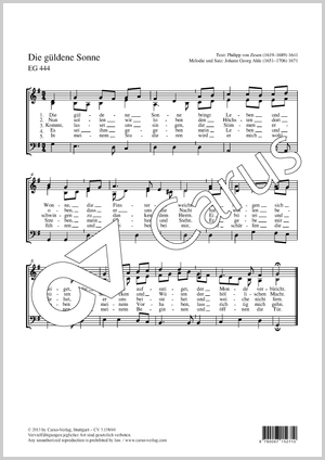 Thumbnail: Johann Georg Ahle: Die güldne Sonne