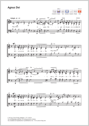 Jozef Swider Agnus Dei Noten Chormusik Kaufen