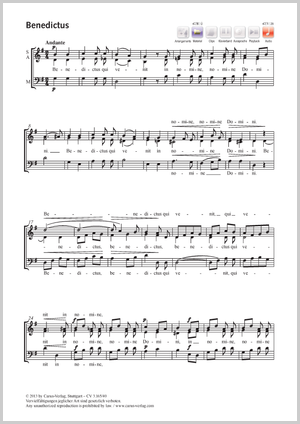 Johann Wenzel Kalliwoda: Benedictus - Noten | Carus-Verlag