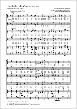 extrait de : Chant de louange Partition, édition séparée avec recueil de musique chorale, In dieser Ausgabe / in this edition: Coro SATB, Org
