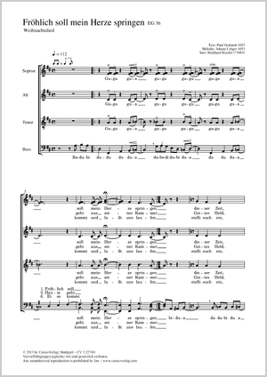 Chant de Noël Partition, édition séparée avec recueil de musique chorale