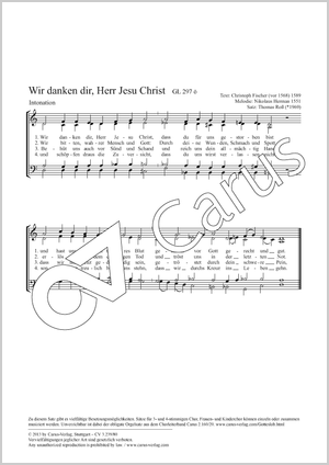 Thumbnail: Thomas Roß: Wir danken dir, Herr Jesu Christ