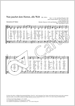 Thumbnail: Alan Wilson: Nun jauchzt dem Herrn, alle Welt