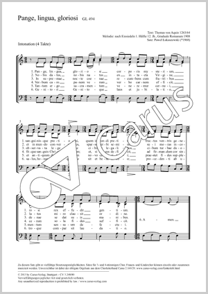 Thumbnail: Pawel Lukaszewski: Pange, lingua, gloriosi
