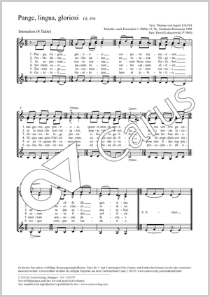 Thumbnail: Pawel Lukaszewski: Pange, lingua, gloriosi