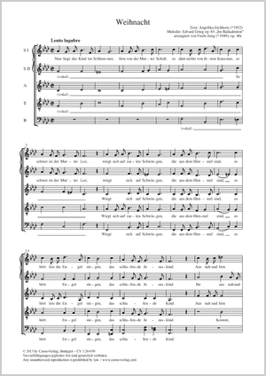 Thumbnail: Fredo Jung (arr.): Weihnacht