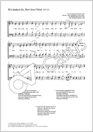 Thumbnail: Michael Praetorius: Wir danken dir, Herr Jesu Christ