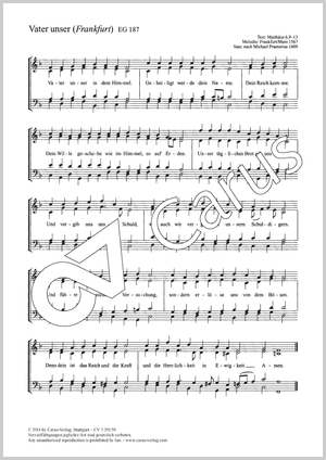 Thumbnail: Michael Praetorius: Vater unser