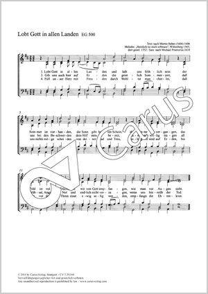 Thumbnail: Michael Praetorius: Lobt Gott in allen Landen
