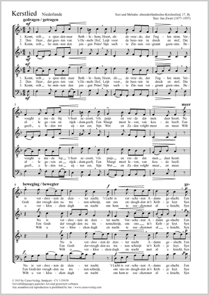 Jan Zwart (arr.): Kerstlied - Noten | Carus-Verlag