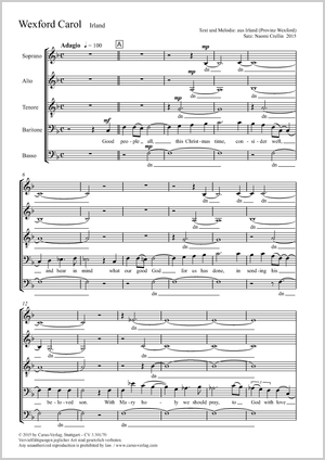 Thumbnail: Naomi Crellin (arr.): Wexford Carol