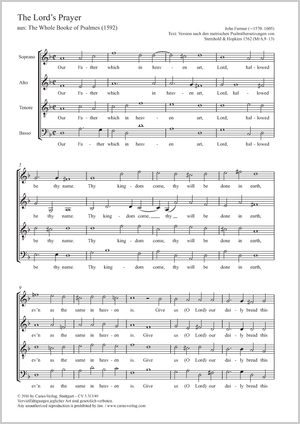 John Farmer: The Lord's Prayer - Sheet music | Carus-Verlag