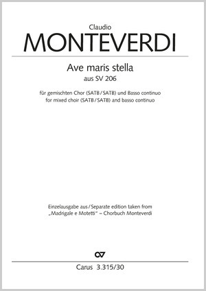 Claudio Monteverdi: Ave maris stella - Noten | Carus-Verlag