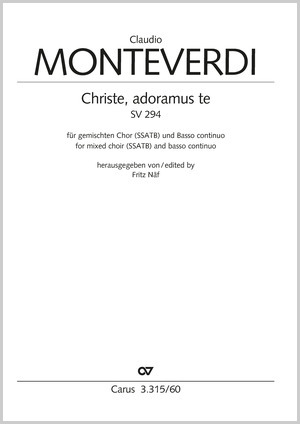 Claudio Monteverdi: Christe, adoramus te, - Sheet music | Carus-Verlag