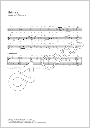 Thumbnail: William Boyce / Klaus Brecht (arr.): Halleluja