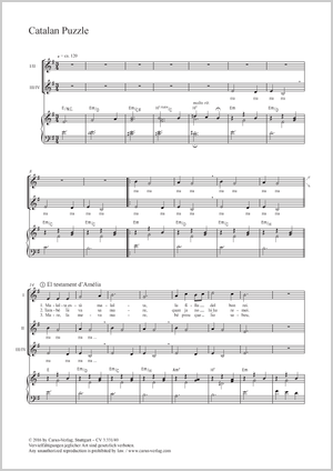Núria Cunillera (arr.): Catalan Puzzle - Noten | Carus-Verlag