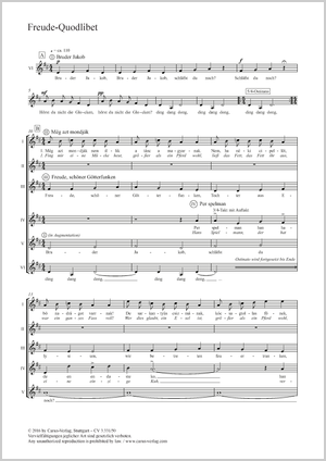 Thumbnail: Ludwig van Beethoven / Gunnar Eriksson (arr.): Freude-Quodlibet