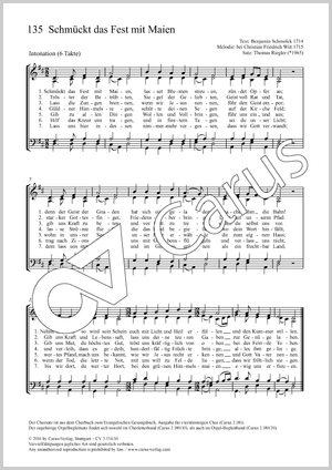 Thumbnail: Thomas Riegler (arr.): Schmückt das Fest mit Maien