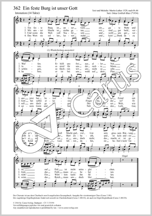 Thumbnail: Oskar Gottlieb Blarr (arr.): Ein feste Burg ist unser Gott