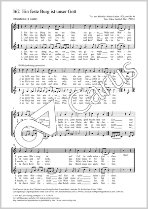 Thumbnail: Oskar Gottlieb Blarr (arr.): Ein feste Burg ist unser Gott