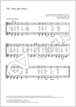 Alan Wilson (arr.): Jesu, geh voran - Noten | Carus-Verlag
