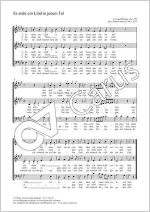 Herbert Nobis (arr.): Es steht ein Lind in jenem Tal - Noten | Carus-Verlag