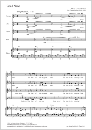 Thumbnail: Carsten Gerlitz (arr.): Good News
