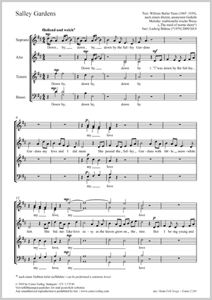 Thumbnail: Ludwig Böhme (arr.): Salley Gardens