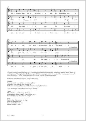 Thumbnail: Thomas Ravenscroft (arr.): A round of three country dances in one