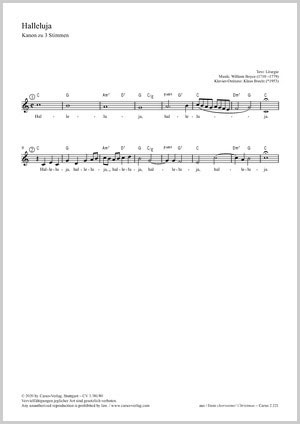 William Boyce: Halleluja - Sheet music | Carus-Verlag