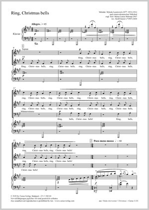 Kirill Gureev: Ring, Christmas bells - Sheet music | Buy choral sheet music