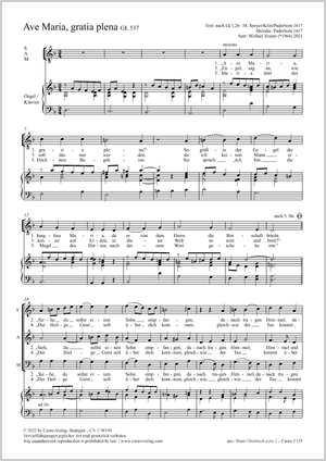 Thumbnail: Michael Hoppe: Ave Maria, gratia plena