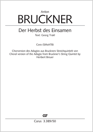 Thumbnail: Anton Bruckner / Heribert Breuer (arr.): Der Herbst des Einsamen