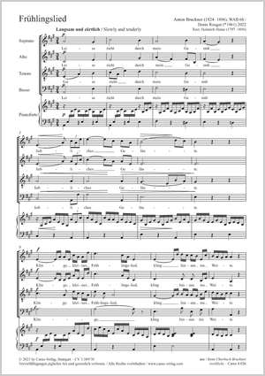 Thumbnail: Anton Bruckner / Denis Rouger (arr.): Frühlingslied