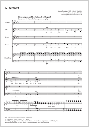 Thumbnail: Anton Bruckner / Giacomo Mezzalira (arr.): Mitternacht