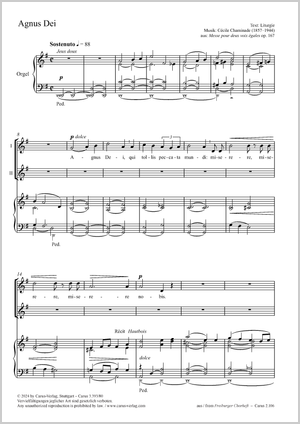 Thumbnail: Cécile Chaminade: Agnus Dei