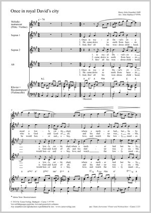 Thumbnail: John Høybye (arr.) / John Høybye (arr.): Once in royal David's City