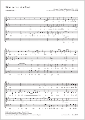 Thumbnail: Giovanni Pierluigi da Palestrina: Sicut cervus desiderat