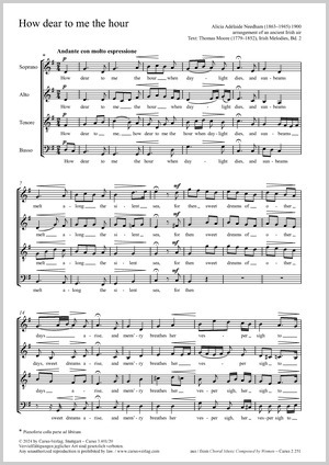 Thumbnail: Alicia Adélaide Needham: How dear to me the hour