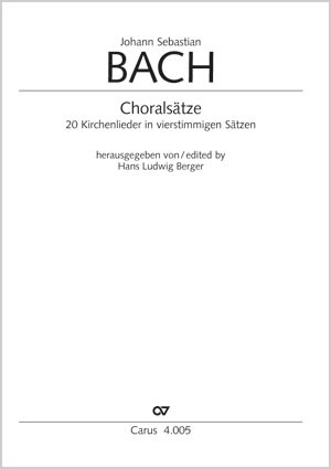 Johann Sebastian Bach: Choralsätze 2, 20 Kirchenlieder in vierstimmigen Sätzen - Noten | Carus-Verlag