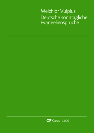 Thumbnail: Melchior Vulpius: Deutsche sonntägliche Evangeliensprüche