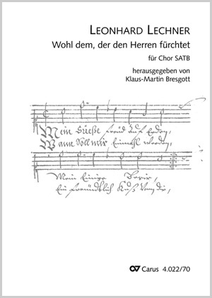 Wohl dem, der den Herren fürchtet aus: Neue Geistliche und Weltliche Teutsche Lieder Partition