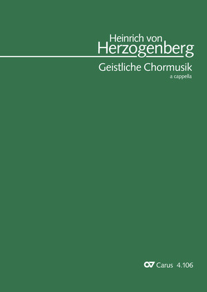 Thumbnail: Heinrich von Herzogenberg: Sacred choral music a cappella